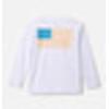 imageColumbia Boys Y Terminal Tackle PFG Fish Flag LsWhiteBlue Echo Fish Flag