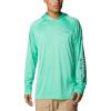 Light Jade Heather/Metal Logo