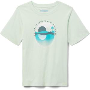 imageColumbia Boys Valley Creek Short Sleeve Graphic ShirtIce GreenHalftone Fishing Graphic
