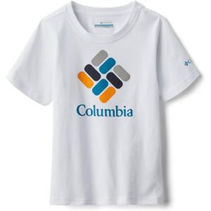 imageColumbia Boys Valley Creek Short Sleeve Graphic ShirtWhite Multi Gem