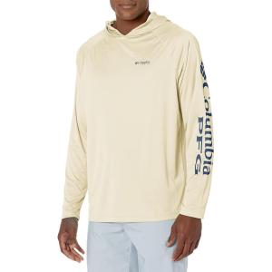 imageColumbia Mens Terminal Tackle Heather HoodieAncient Fossil HeatherCarbon Logo