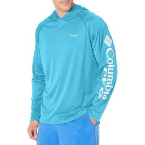 imageColumbia Mens Terminal Tackle Heather HoodieAtoll HeatherWhite Logo