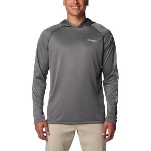 imageColumbia Mens Terminal Tackle Heather HoodieBlack HeatherGulf Stream Logo