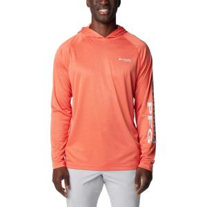 imageColumbia Mens Terminal Tackle Heather HoodieBright Poppy HeatherIcy Morn Logo