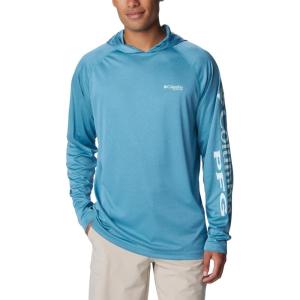 imageColumbia Mens Terminal Tackle Heather HoodieCanyon Blue HeatherIcy Morn Logo