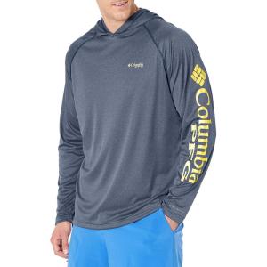 imageColumbia Mens Terminal Tackle Heather HoodieCarbon HeatherSunlit Logo