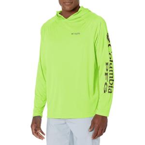 imageColumbia Mens Terminal Tackle Heather HoodieGreen Mamba HeatherBlack Logo