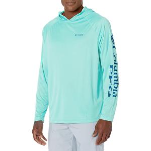 imageColumbia Mens Terminal Tackle Heather HoodieGulf Stream HeatherVivid Blue Logo