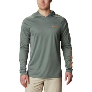 imageColumbia Mens Terminal Tackle Heather HoodiePond HeatherKoi Logo