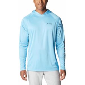 imageColumbia Mens Terminal Tackle Heather HoodieRiptide HeatherCity Grey Logo