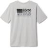 imageColumbia Boys PFG Short Sleeve Graphic TeeCool GreyFish Flag Fade Graphic