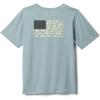imageColumbia Boys PFG Short Sleeve Graphic TeeCrushed BluePfg Boys Fish Flag