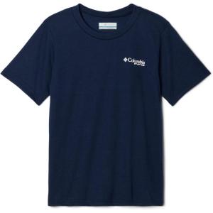 imageColumbia Boys PFG Short Sleeve Graphic TeeCollegiate NavyFish Flag Fade Graphic