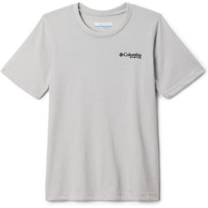 imageColumbia Boys PFG Short Sleeve Graphic TeeCool GreyFish Flag Fade Graphic