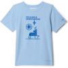 imageColumbia Boys Tech Trail Short Sleeve Graphic ShirtRipple Blue HeatherExplore Outdoors