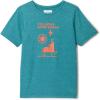 imageColumbia Boys Tech Trail Short Sleeve Graphic ShirtRiver Blue HeatherExplore Outdoors