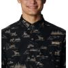 imageColumbia Mens Super Sharptail Short Sleeve ShirtBlack High Country Print