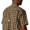 imageColumbia Mens Super Sharptail Short Sleeve ShirtDark Forest Multi Gingham