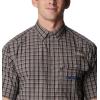 imageColumbia Mens Super Sharptail Short Sleeve ShirtIron Deer Stand Check