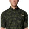 imageColumbia Mens Super Sharptail Short Sleeve ShirtSurplus Green Deer Stand Check