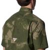 imageColumbia Mens Super Sharptail Short Sleeve ShirtSurplus Green Migration Print