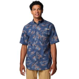 imageColumbia Mens Super Sharptail Short Sleeve ShirtZinc Retrodeer