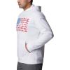 imageColumbia Mens PFG Fish Flag Ii HoodieWhiteSunset Red Midatlantic Fish
