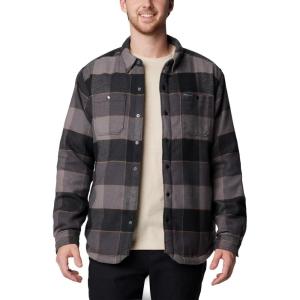 imageColumbia Mens Windward Ii Shirt JacketBlack Multi Windowpane Check