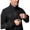 imageColumbia Mens Sweater Weather Printed Half Zip IiBlack BuffaloCheck PrintShark Black