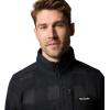 imageColumbia Mens Sweater Weather Printed Half Zip IiBlack BuffaloCheck PrintShark Black