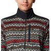 imageColumbia Mens Sweater Weather Printed Half Zip IiBlack Madras Multi