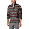 imageColumbia Mens Sweater Weather Printed Half Zip IiBlack Madras Multi