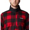 imageColumbia Mens Sweater Weather Printed Half Zip IiMountain RedCheck PrintMountain Red Black