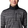 imageColumbia Mens Sweater Weather Printed Half Zip IiShark Madras Tonal