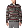 imageColumbia Mens Sweater Weather Printed Half Zip IiBlack Madras Multi