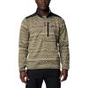 imageColumbia Mens Sweater Weather Printed Half Zip IiStone Green Madras Multi