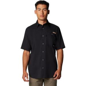 imageColumbia Mens Bucktail Ii Short Sleeve WovenBlackTimberwoods Camo