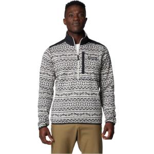 imageColumbia Mens Sweater Weather Printed Half Zip IiDark Stone Madras Multi