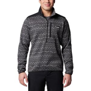 imageColumbia Mens Sweater Weather Printed Half Zip IiShark Madras Tonal