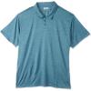 imageColumbia Mens Standard Hike PoloRiver Blue Heather