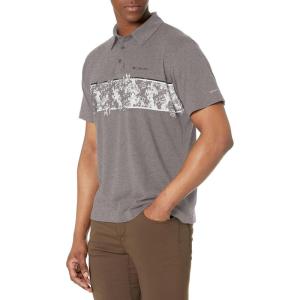 imageColumbia Mens Thistletown Hills Stripe PoloCity Grey Heather