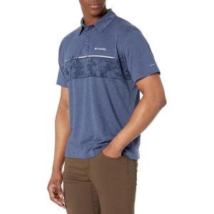 imageColumbia Mens Thistletown Hills Stripe PoloDark Mountain Heather