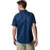 imageColumbia Mens Utilizer Printed Woven Short SleeveColl Navy Sundot Tonal