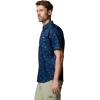 imageColumbia Mens Utilizer Printed Woven Short SleeveColl Navy Sundot Tonal