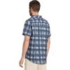 imageColumbia Mens Utilizer Printed Woven Short SleeveCollegiate Navy Omblur