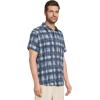 imageColumbia Mens Utilizer Printed Woven Short SleeveCollegiate Navy Omblur