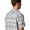 imageColumbia Mens Utilizer Printed Woven Short SleeveColumbia Grey Omblur