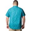 imageColumbia Mens Utilizer Printed Woven Short SleeveRiver Blue Sundot Tonal