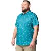 imageColumbia Mens Utilizer Printed Woven Short SleeveRiver Blue Sundot Tonal
