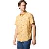 imageColumbia Mens Utilizer Printed Woven Short SleeveSand Dune Yarrow Mirage